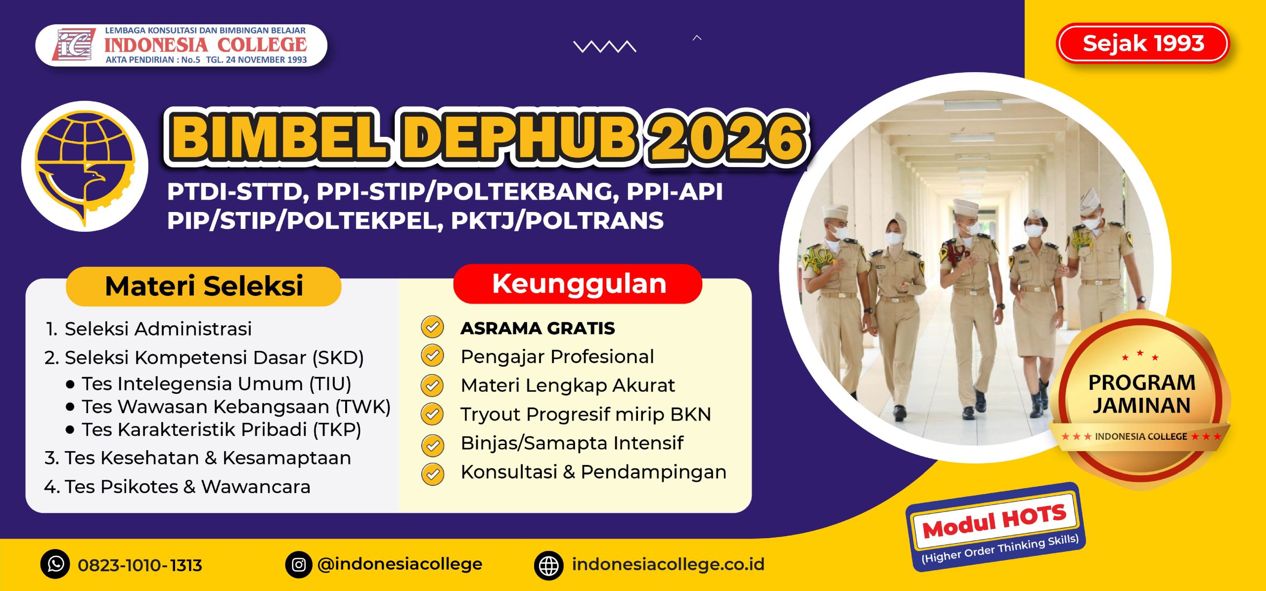 Kedinasan-06 Bimbel DEPHUB - STTD 2026